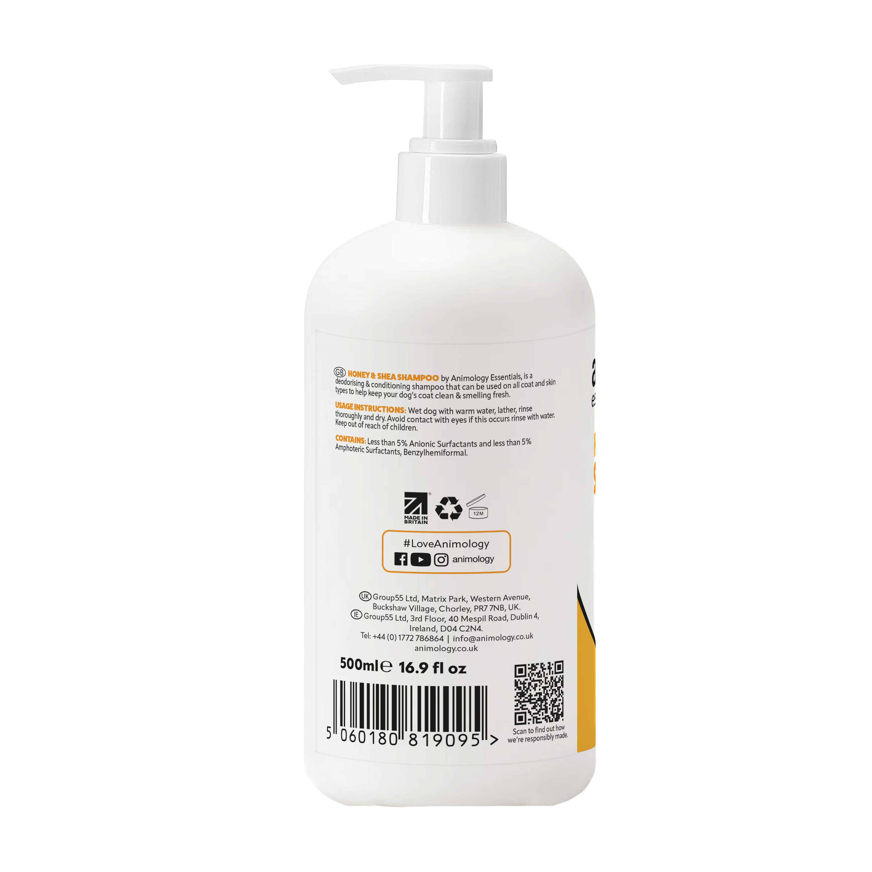 Essentials Honey & Shea Shampoo 500ml