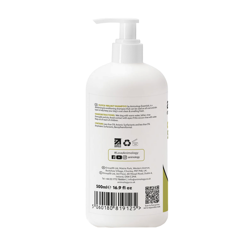 Essentials Olive & Walnut Shampoo 500ml