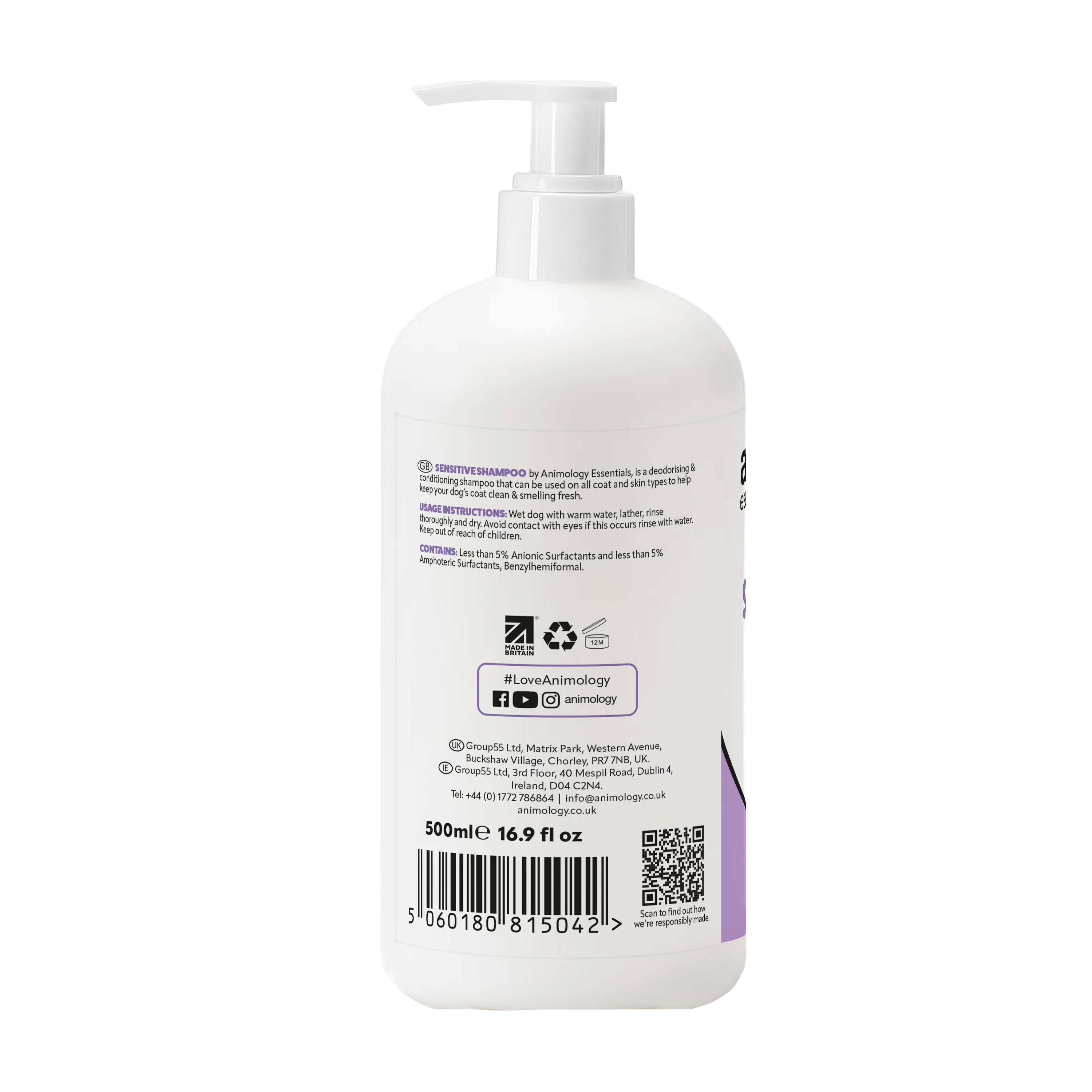 Essentials Sensitive Shampoo 500ml