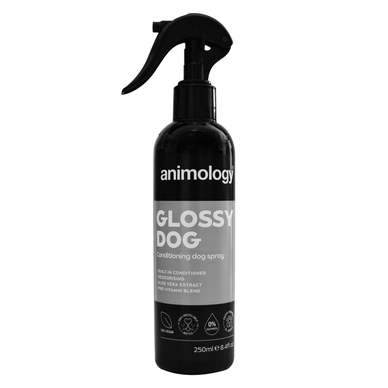 glossy dog leave in conditioner spray for dogs