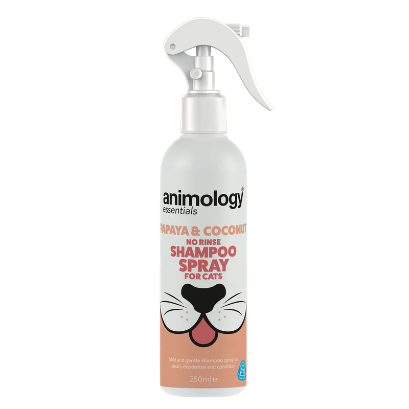 Essentials Cat Papaya & Coconut No Rinse Shampoo Spray 250ml