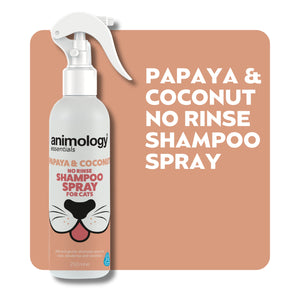 Essentials Cat Papaya & Coconut No Rinse Shampoo Spray 250ml