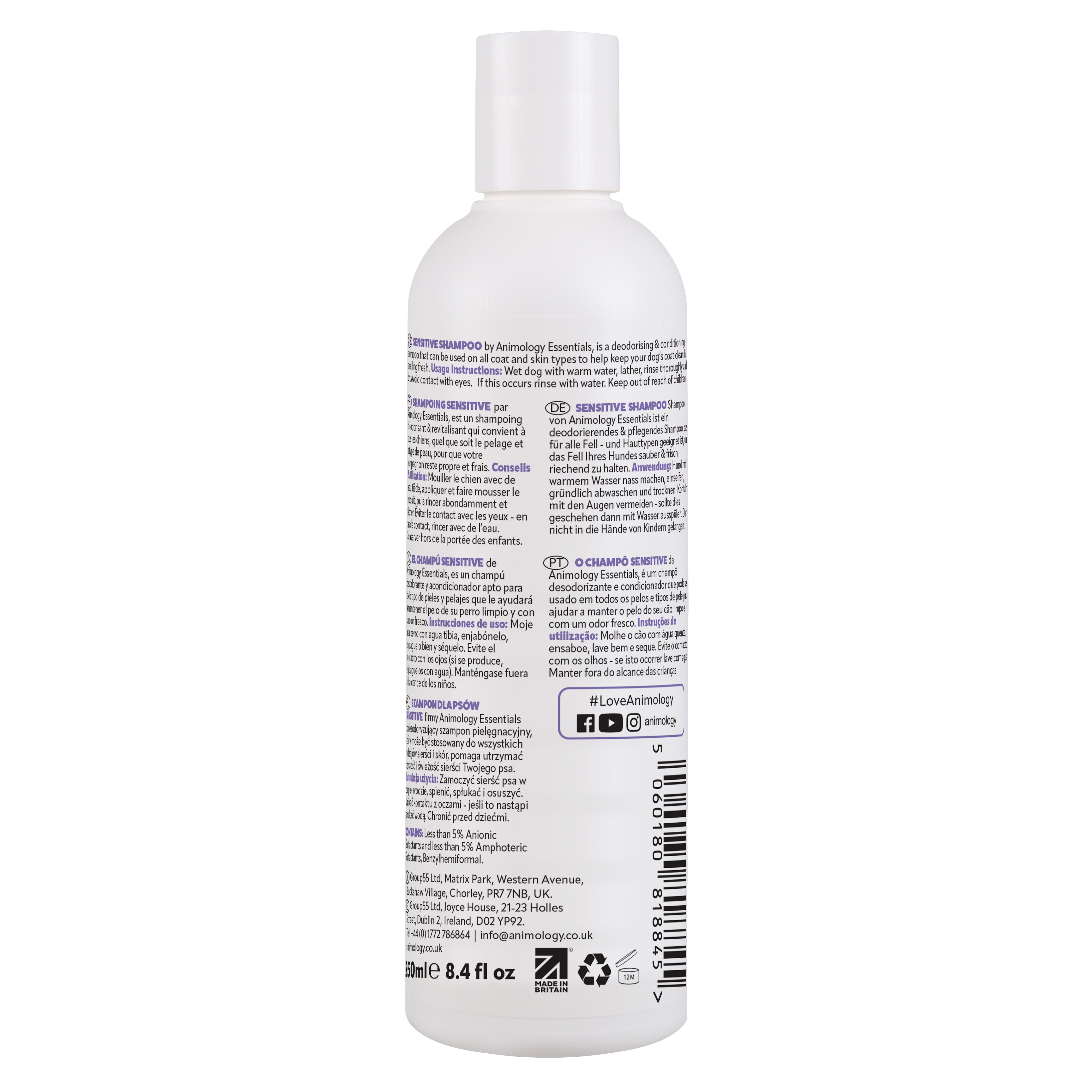 Essentials Sensitive Shampoo 250ml