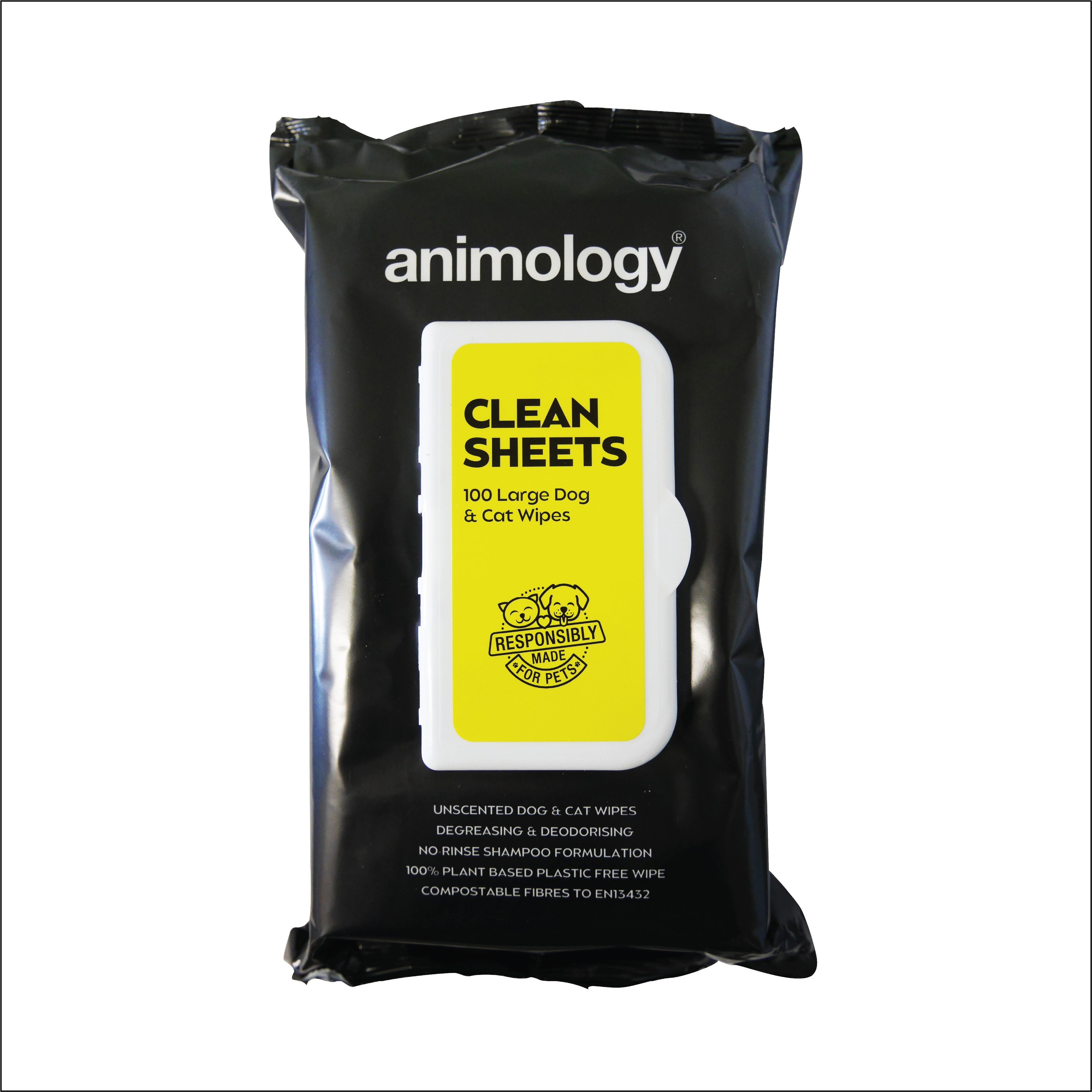 Clean Sheets Pet Wipes 100 Pack