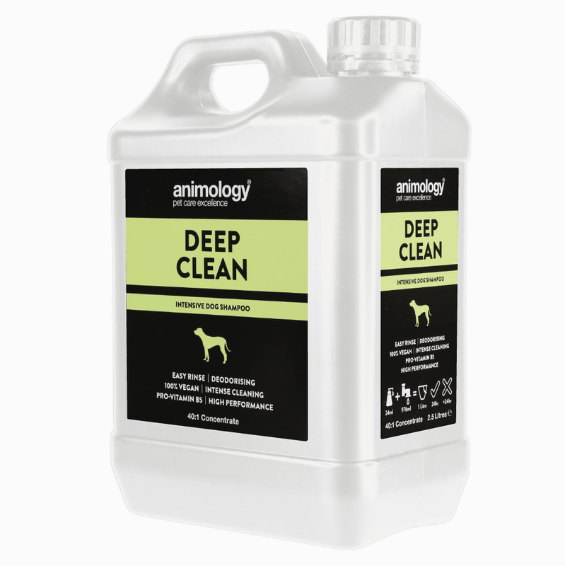 deep clean dog shampoo 2.5litre concentrate