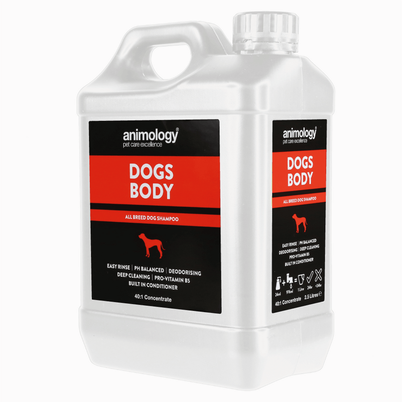 Dogs body all breed dog shampoo 2.5litre concentrate