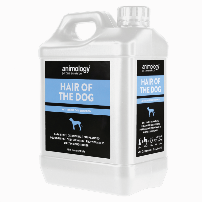 hair of the dog anti tangle shampoo for dogs 2.5 litre concentrate