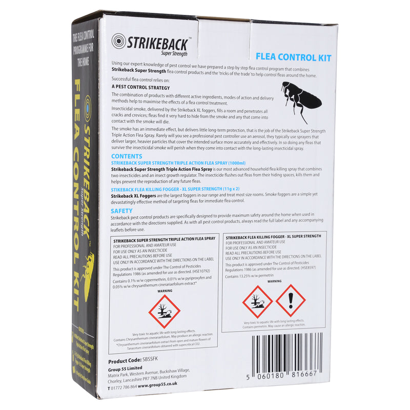 Strikeback Super Strength Flea Control Kit