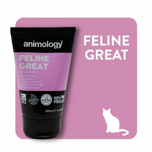 Feline Great Cat Shampoo 125ml | Peach