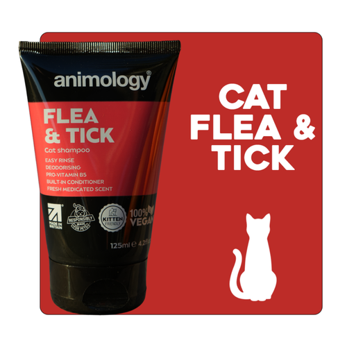 Flea & Tick Cat Shampoo 125ml