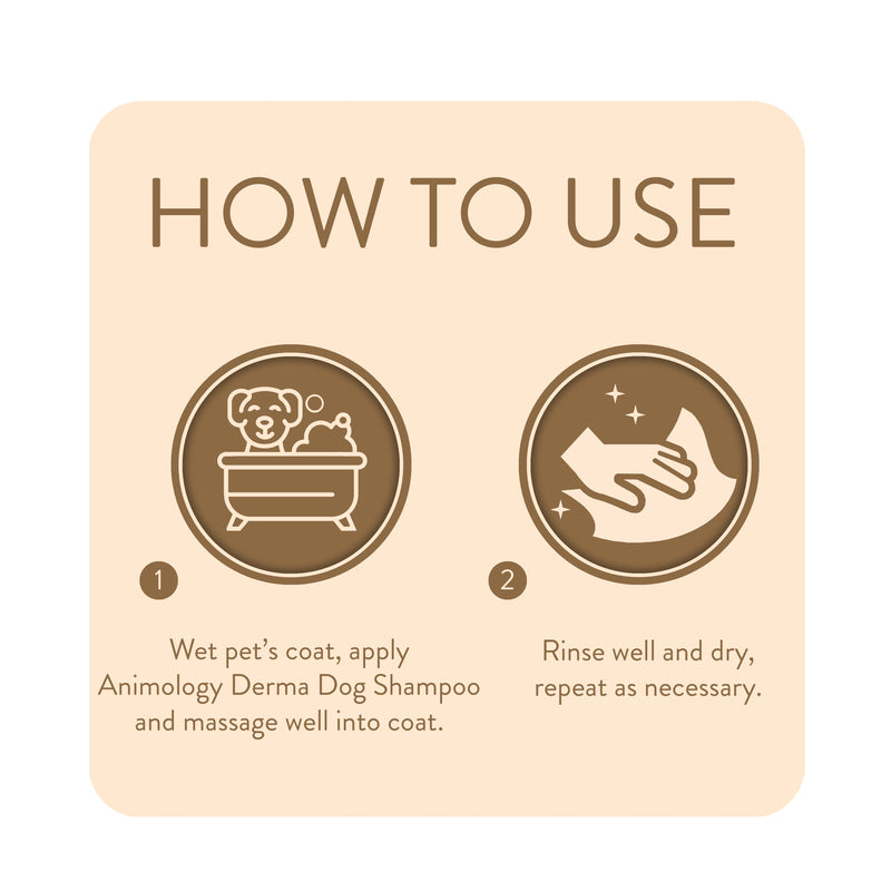 derma dog sensitive skin dog shampoo 250ml