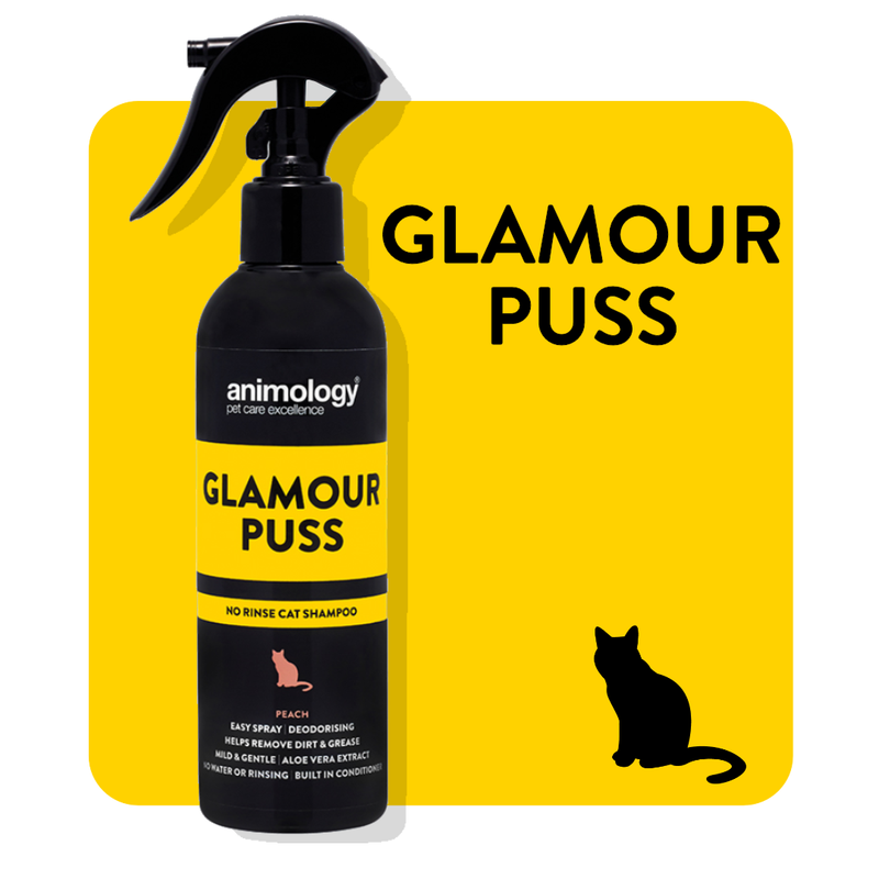 Glamour Puss No Rinse Cat Shampoo 250ml | Peach