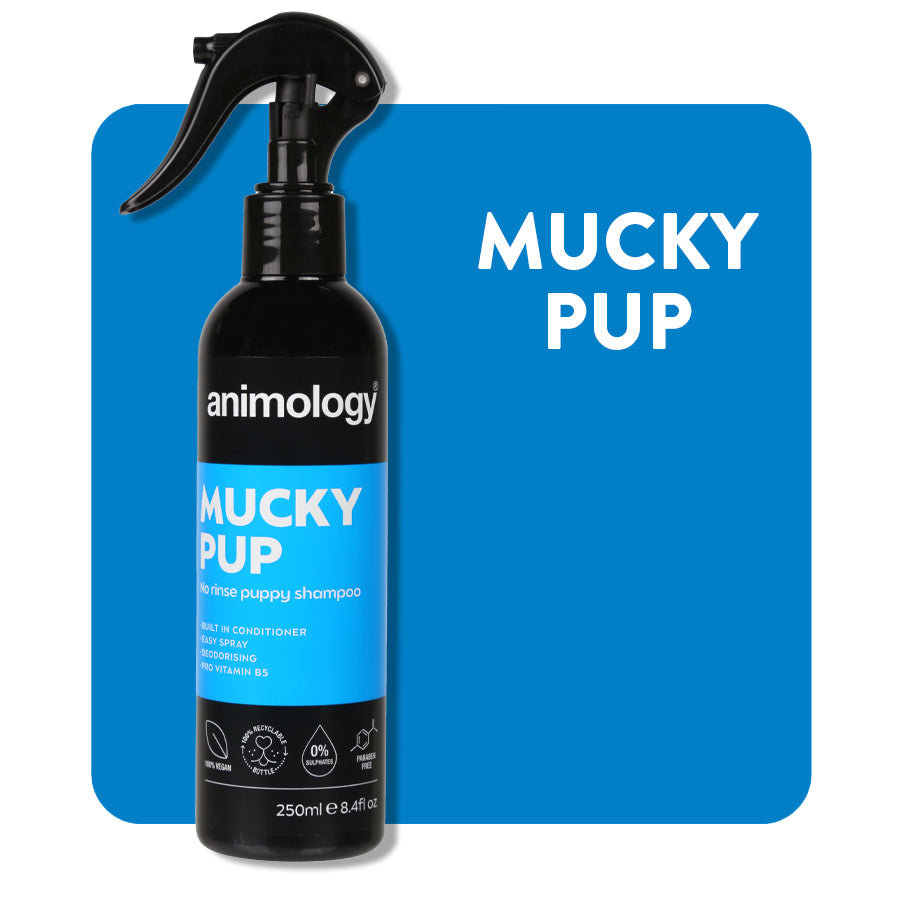 Mucky Pup No Rinse Puppy Shampoo 250ml Animology